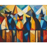 Pixelhobby Patroon 5841 Colourfull Cats