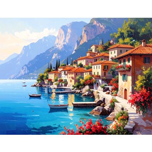 PixelHobby Pixelhobby Patroon 5844 Italie aan het water