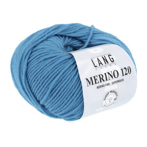 Lang Yarns Lang Yarns Merino 120 50 gram Turquoise 178