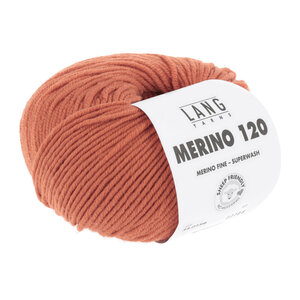 Lang Yarns Lang Yarns Merino 120 50 gram Mandarijn 159