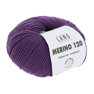 Lang Yarns Lang Yarns Merino 120 50 gram Lila 147