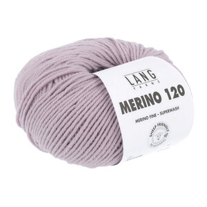 Lang Yarns Lang Yarns Merino 120 50 gram Roze Mat 109