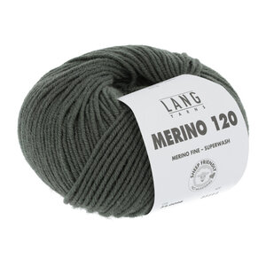 Lang Yarns Lang Yarns Merino 120 50 gram Olijf 098