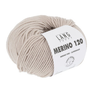 Lang Yarns Lang Yarns Merino 120 50 gram Lichtbeige 096