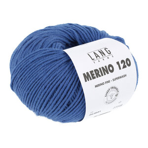 Lang Yarns Lang Yarns Merino 120 50 gram Royalblauw 031