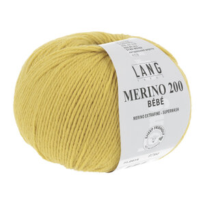 Lang Yarns Lang Yarns Merino Bebe 200 nr 414 Warm Geel