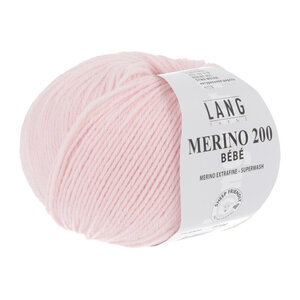 Lang Yarns Lang Yarns Merino Bebe 200 nr 309 Licht Roze