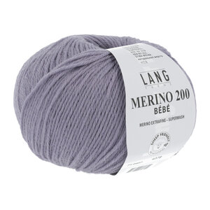 Lang Yarns Lang Yarns Merino 200 Bebe 407 Lila Paars