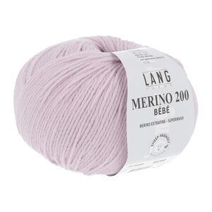 Lang Yarns Lang Yarns Merino Bebe 200 nr 509 Poeder Roze