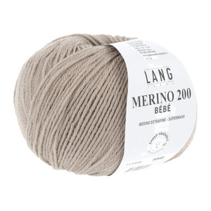 Lang Yarns Lang Yarns Merino Bebe 200 nr 326 Zand Bruin