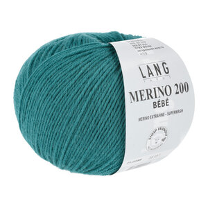 Lang Yarns Lang Yarns Merino Bebe 200 nr 388 Smaragd Groen