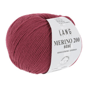 Lang Yarns Lang Yarns Merino 200 Bebe nr 362 Warm Rood