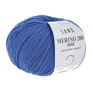 Lang Yarns Lang Yarns Merino 200 nr 332 Kobalt Blauw
