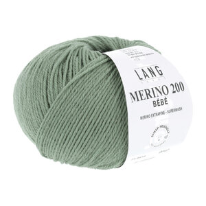 Lang Yarns Lang Yarns Merino 200 Bebe nr 416 Zachtgroen