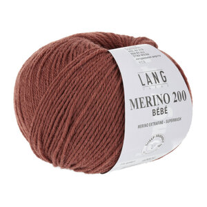 Lang Yarns Lang Yarns Merino 200 nr 387 Roestbruin