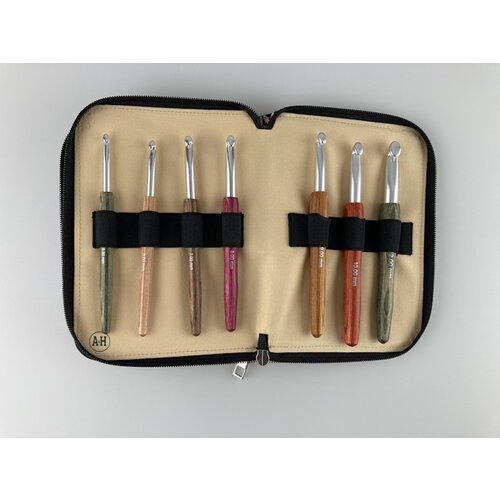 Lana Grossa Lana Grossa Luxe Houten Haaknaalden Set