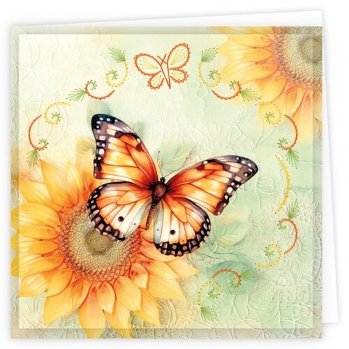 Hobbydots Stitch and Do Cards 16 Berries Beauties Blooming Sun