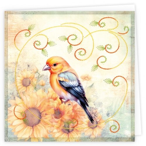 Hobbydots Stitch and Do Cards 16 Berries Beauties Blooming Sun