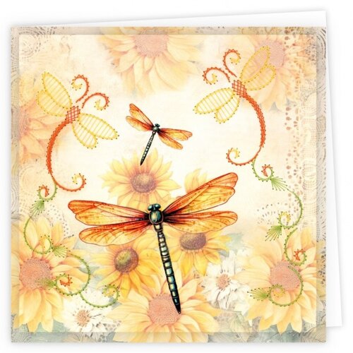 Hobbydots Stitch and Do Cards 16 Berries Beauties Blooming Sun