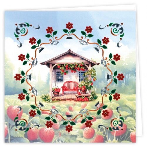 Hobbydots Hobbydots Cards 24 Berries Beauties Strawberries