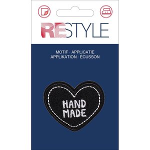 Restyle Applicatie Handmade Hart 50 x 42 mm