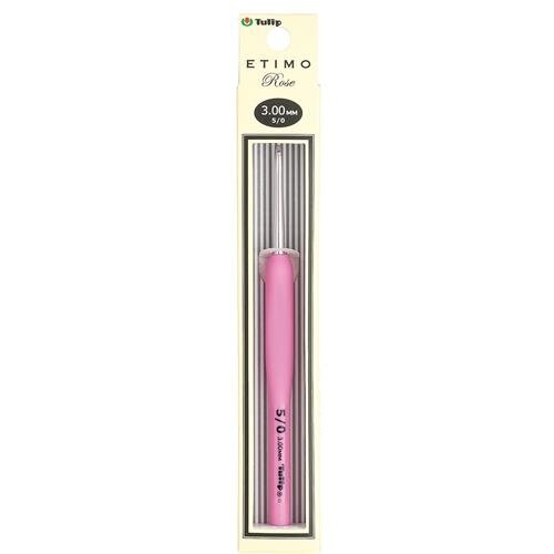 Tulip Tulip ETIMO Rose Steel Softgrip haaknaald