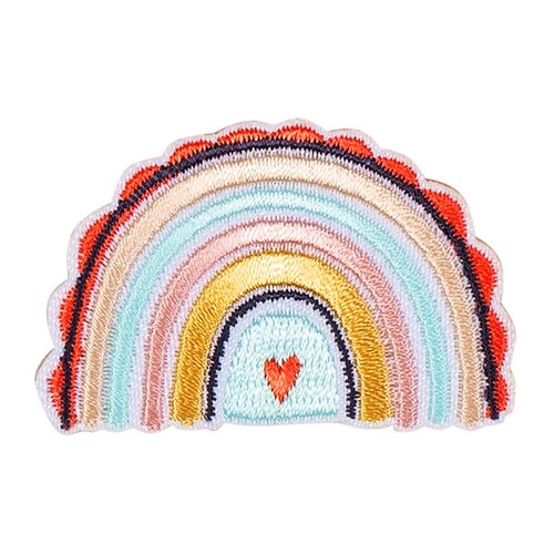 Restyle Applicatie Regenboog oranje 51 x 34 mm