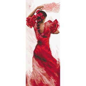 Leti Stitch Leti Stitch borduurpakket The Dance of Spain 36 x 14 cm