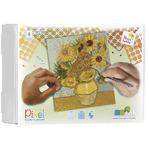 PixelHobby Pixelhobby Geschenkverpakking Zonnebloemen 90292 PixelHobby Pixelhobby Geschenkverpakking Zonnebloemen 90292