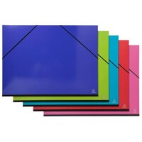 Tekenmap met elastiek gekleurd