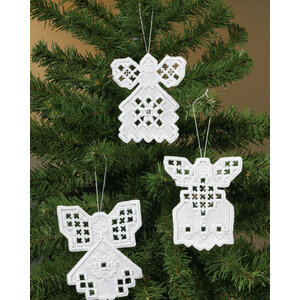 Permin Hardanger Engeltjes 3 stuks 01-2632