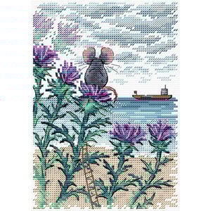 MP Studia MP Studia Borduurpakket A piece of the sea 18 x 13 cm