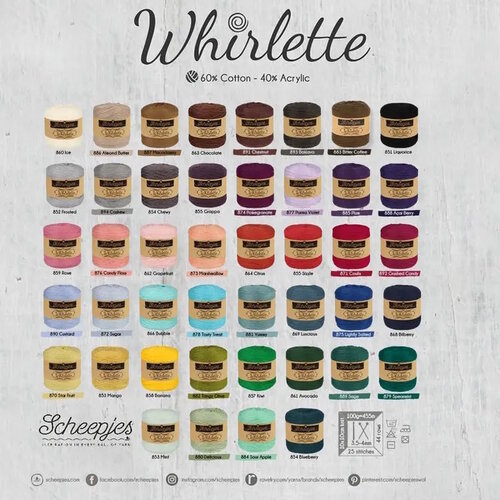 Scheepjeswol Scheepjes whirlette 100 gram 895 Toffee