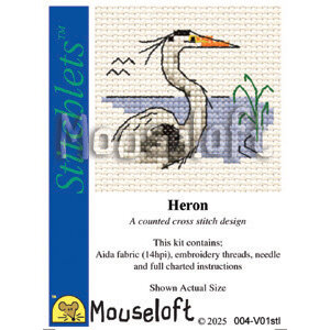 Mouseloft Mouseloft Borduurpakket Heron