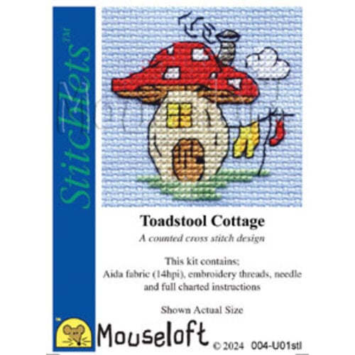 Mouseloft Mouseloft Borduurpakket Toadstool Cottage