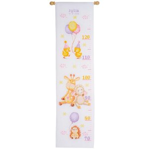 Vervaco Vervaco Groeimeter Dierenfeestje PN-0203306