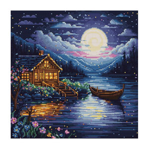 Luca S Luca S Petit Point Spring Night 15 x 15 cm SG701