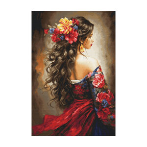 Luca S Luca S Petit Point The Spanish Girl 19 x 28 cm SG702