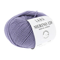 Lang Yarns Merino 120 50 gram Lila 207