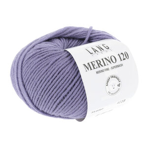 Lang Yarns Lang Yarns Merino 120 50 gram Lila 207