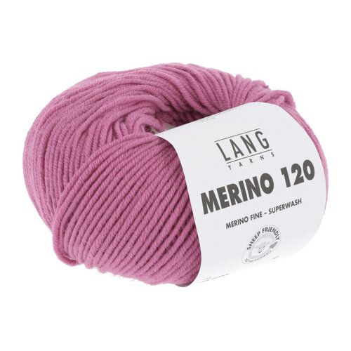 Lang Yarns Lang Yarns Merino 120 50 gram Roze 085