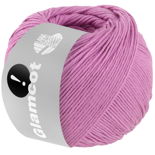 Lana Grossa Lana Grossa Glamcot Roze 008 Lana Grossa Lana Grossa Glamcot Roze 008