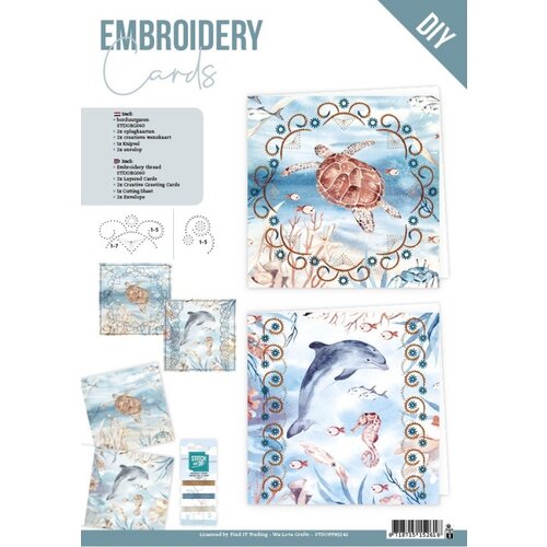 Hobbydots Stitch and Do Cards HJ 242 Set