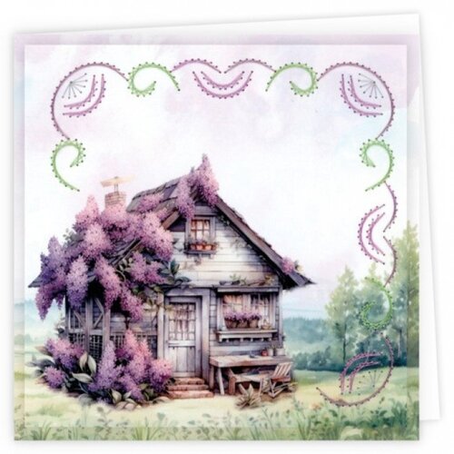 Hobbydots Stitch and Do Cards 11 Berries Beauties Lilacs