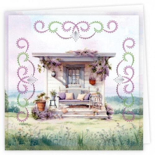 Hobbydots Stitch and Do Cards 11 Berries Beauties Lilacs