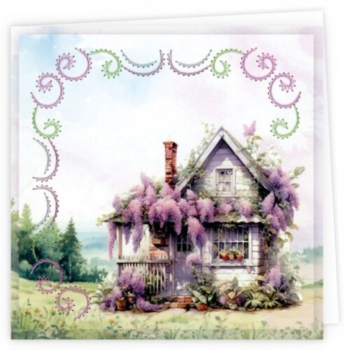 Hobbydots Stitch and Do Cards 11 Berries Beauties Lilacs