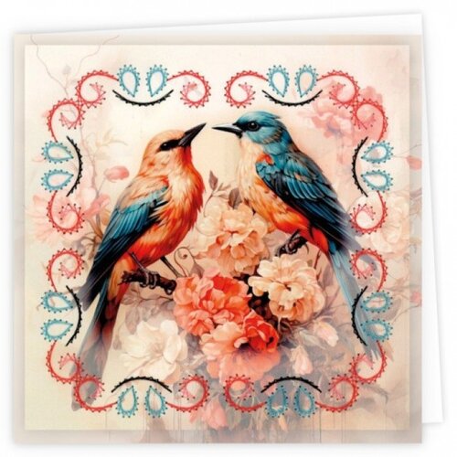 Hobbydots Stitch and Do Cards 12 Berries Beauties Beautiful Birds