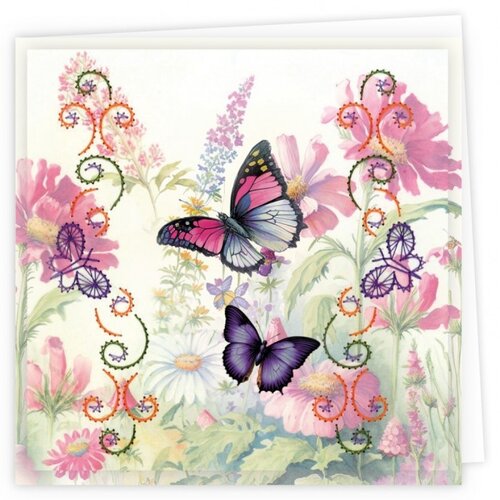 Hobbydots Stitch and Do Cards 13 Berries Beauties Butterflies