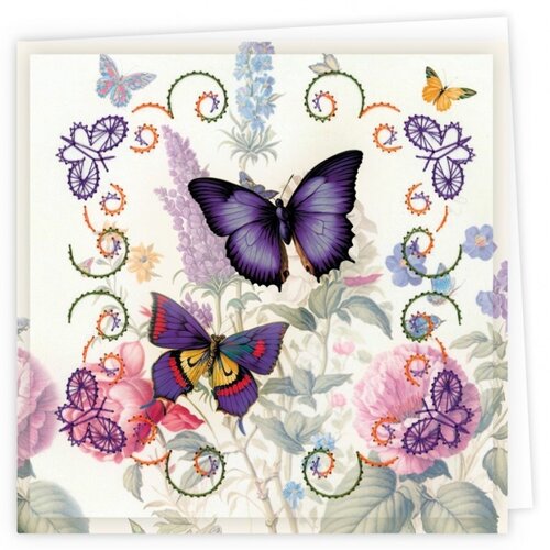 Hobbydots Stitch and Do Cards 13 Berries Beauties Butterflies