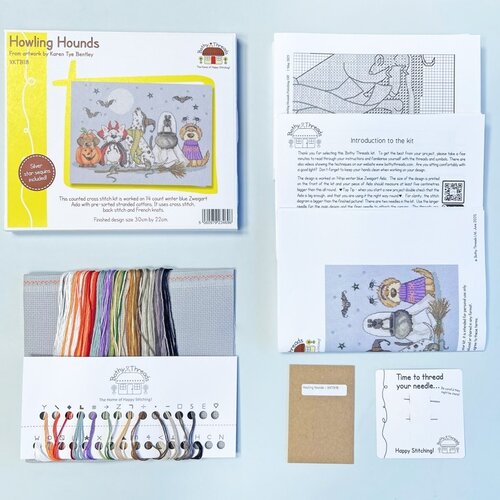 Bothy Threads Bothy Threads Borduurpakket Howling Hounds